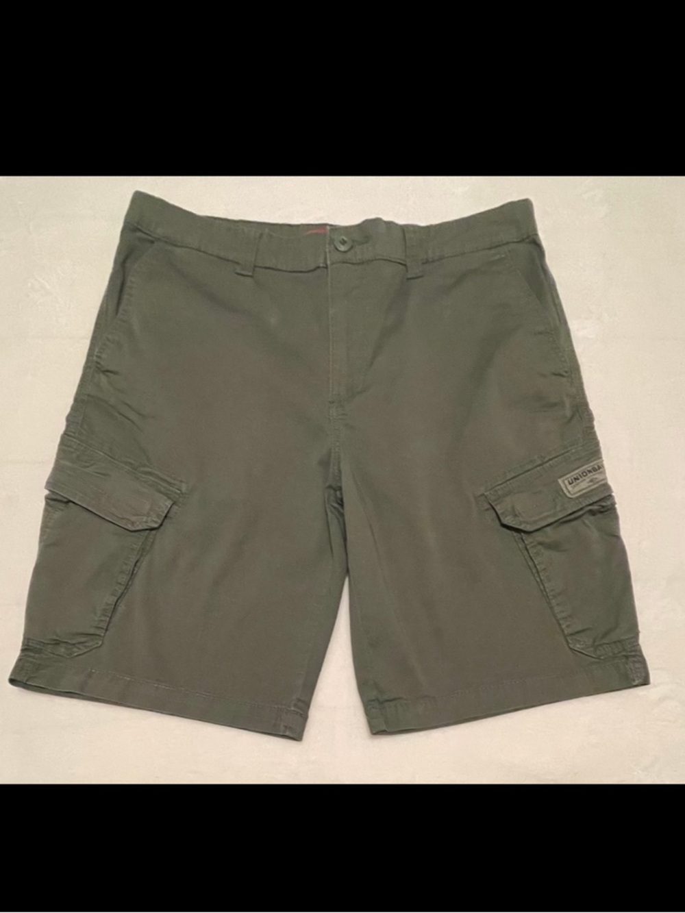 Unionbay Mens Military Green Cargo Shorts Size 36 Pre-Owned Gorpcore Outdoor